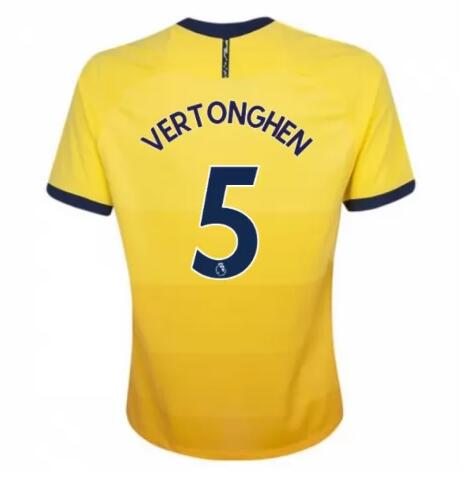 Tottenham Hotspur Football Kit Third Soccer Jersey VERTONGHEN 5 2020/21